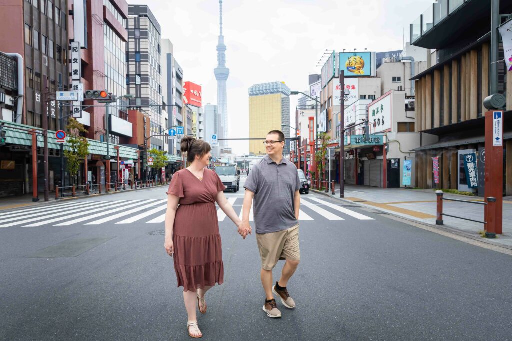 engagement photo shoot Tokyo